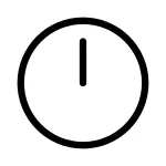 Clock 0000 SVG Icon